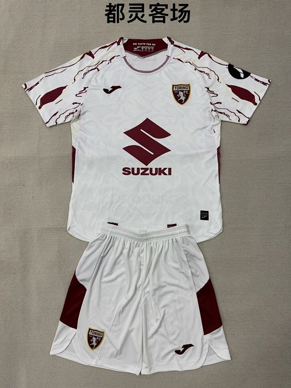 Niño_Adults And Youth Torino Away Soccer Uniform 25